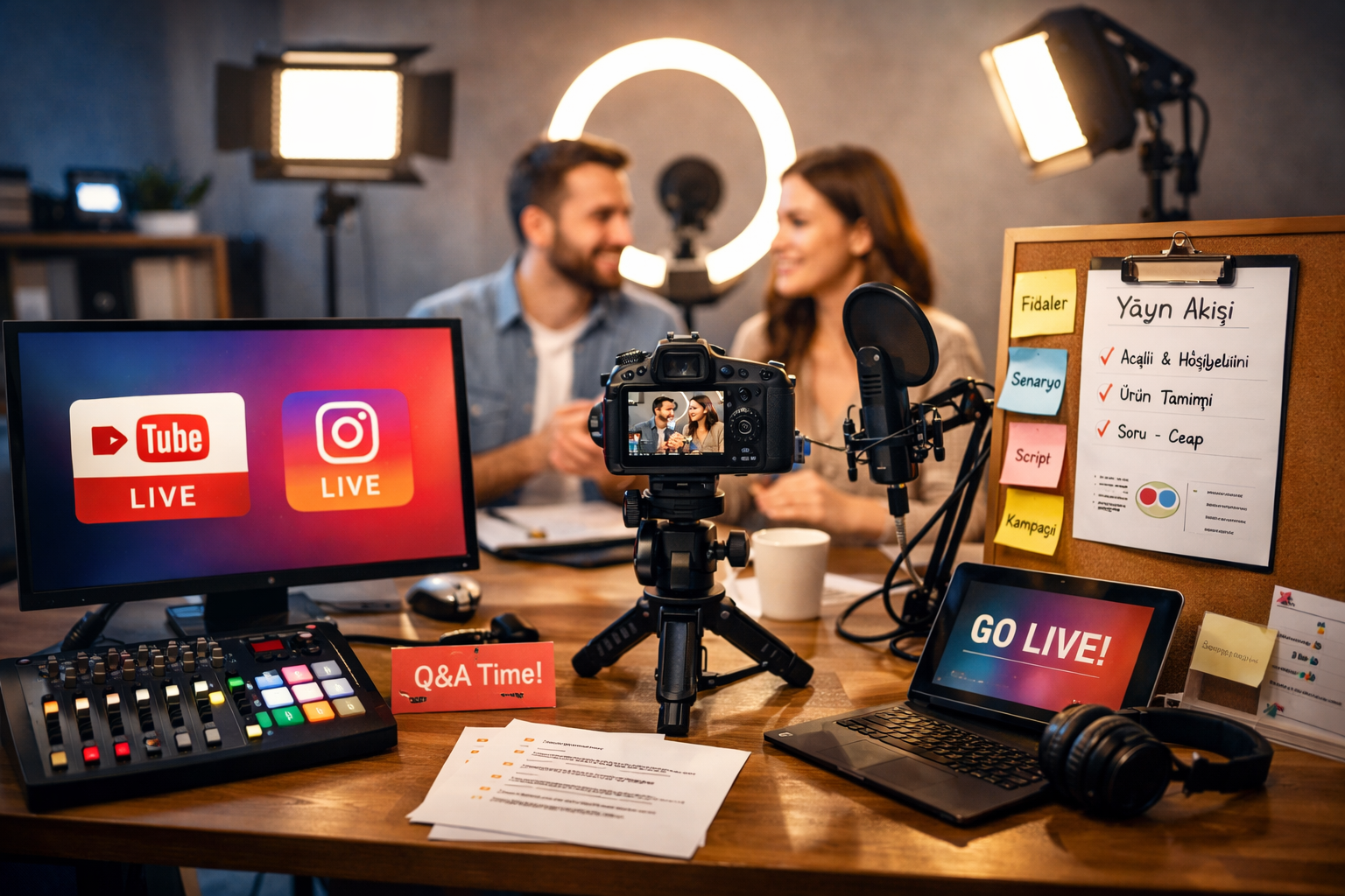 Youtube - Instagram Canlı